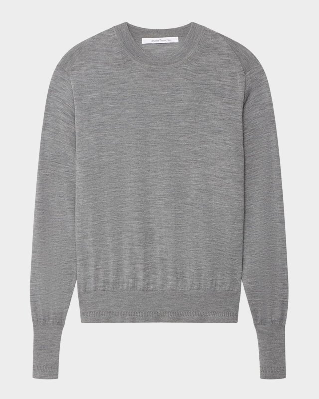 Featherweight Sheer Wool Sweater